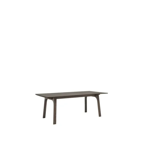 HAY Tische-Muuto Ausziehtisch Earnest, 205 x 100 cm, dunkle geölte Eiche