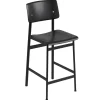 Mattiazzi Sitzgelegenheiten-Muuto Barhocker Loft 65 cm, schwarz