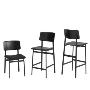 Mattiazzi Sitzgelegenheiten-Muuto Barhocker Loft 65 cm, schwarz