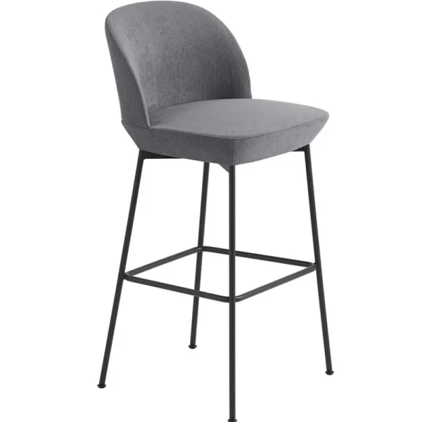 &Tradition Sitzgelegenheiten-Muuto Barhocker Oslo, 75 cm, Still 161 – Anthrazit Schwarz