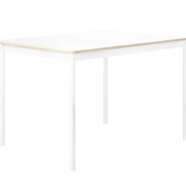 HAY Tische-Muuto Base Tisch, 140 x 80 cm, Laminat mit Sperrholzkanten