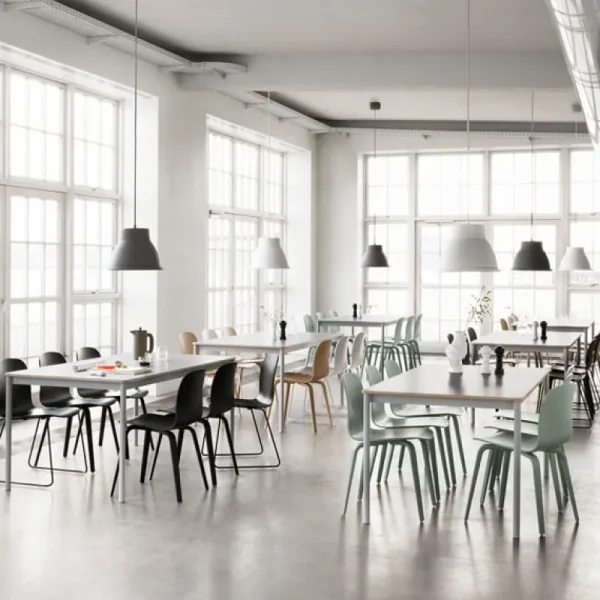 HAY Tische-Muuto Base Tisch, 190 x 85 cm, Laminat mit ABS-Kanten