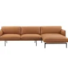 Warm Nordic Sofas Und Liegen-Muuto Chaiselongue Outline, rechts