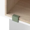 Muuto Regale-Clip Mini Stacked, 5 Stück, staubgrün