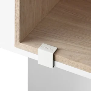 Muuto Regale-Clip Mini Stacked, 5 Stück, weiß