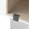 Muuto Regale-Clip Stacked, 5 Stück, grau
