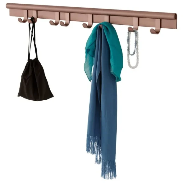 Muuto Garderoben Und Kleiderbügel^Coil Wandgarderobe, 100 cm, Pflaume