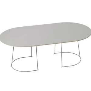 HAY Tische-Muuto Couchtisch Airy, groß, grau