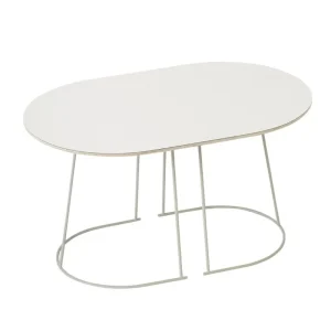 HAY Tische-Muuto Couchtisch Airy, klein, gebrochenes Weiß