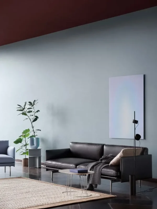 HAY Tische-Muuto Couchtisch Airy, klein, gebrochenes Weiß