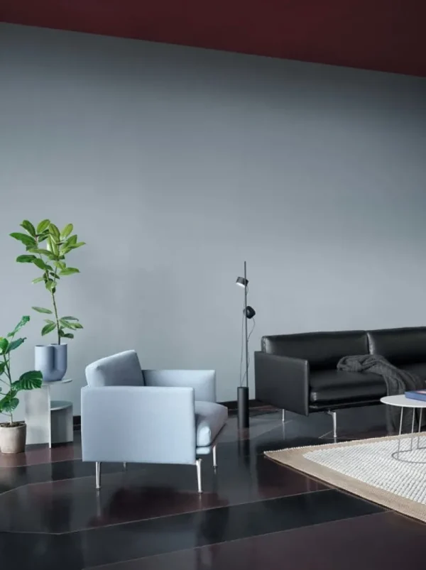 HAY Tische-Muuto Couchtisch Airy, klein, gebrochenes Weiß
