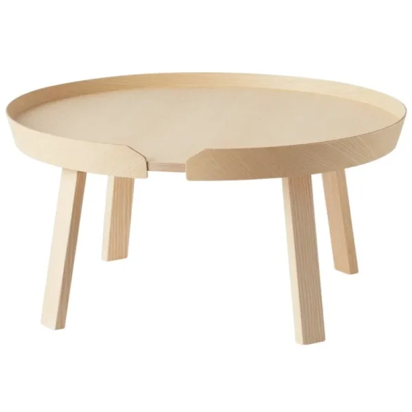 Muuto Tische-Couchtisch Around, groß, Esche