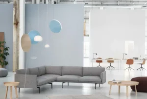 HAY Tische-Muuto Couchtisch Around, klein, Eiche