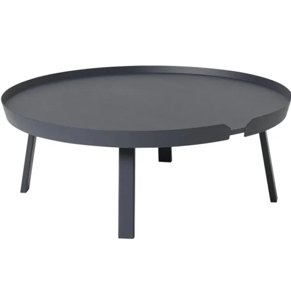 GUBI Tische-Muuto Couchtisch Around, XL, anthrazit