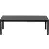 NORR11 Tische-Muuto Couchtisch Workshop, 120 x 43 cm, schwarz