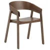 Lepo Product Sitzgelegenheiten-Muuto Cover Armlehnstuhl, Dunkelbraun gebeizt