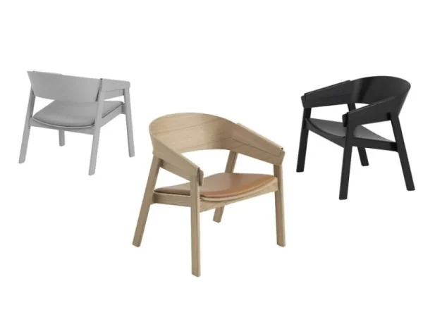 Artek Sitzgelegenheiten-Muuto Cover Loungesessel, grau/Remix 123