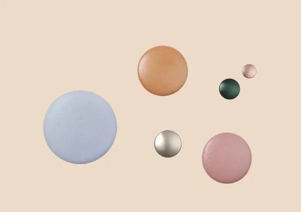 Muuto Garderoben Und Kleiderbügel^Dots Ceramic Kleiderhaken, dunkelorange