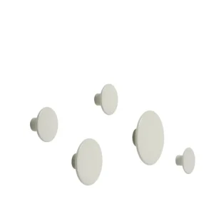 Muuto Garderoben Und Kleiderbügel^Dots Wood Kleiderhaken, cremeweiß