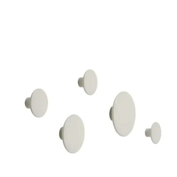 Muuto Garderoben Und Kleiderbügel^Dots Wood Kleiderhaken, cremeweiß
