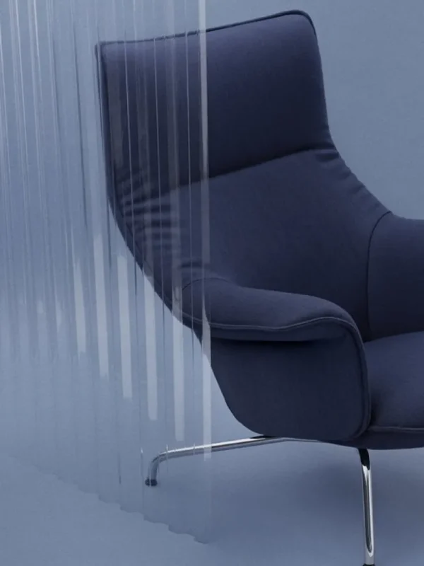 Muuto Sitzgelegenheiten-Doze Loungesessel, Balder 782 - Chrom