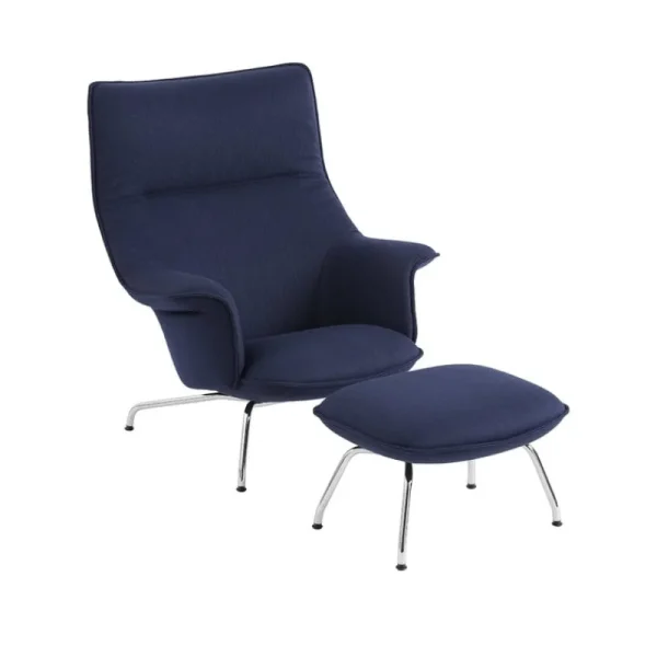 Muuto Sitzgelegenheiten-Doze Loungesessel, Balder 782 - Chrom