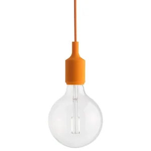 Motarasu Deckenleuchten-Muuto E27 LED Pendelleuchte, hellorange