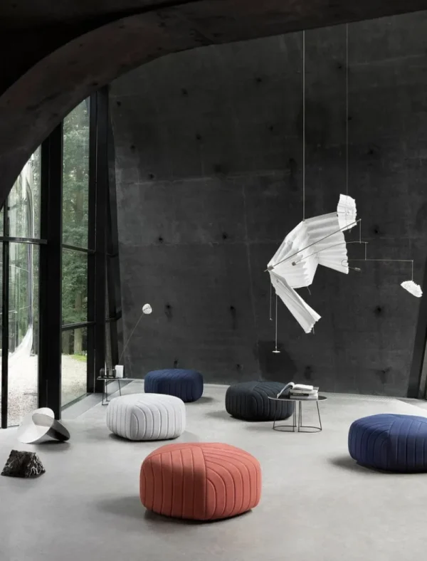 Artek Sitzgelegenheiten-Muuto Five Hocker, dunkelgrau