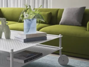 Vitra Tische-Muuto Flow Couchtisch, 95 x 95,5 cm, grau