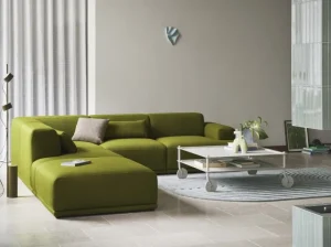 Vitra Tische-Muuto Flow Couchtisch, 95 x 95,5 cm, grau