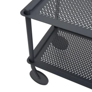 Muuto Indoor-gardening | Aufbewahrungsmöbel^Flow Servierwagen, 2 Ebenen, Blaugrau