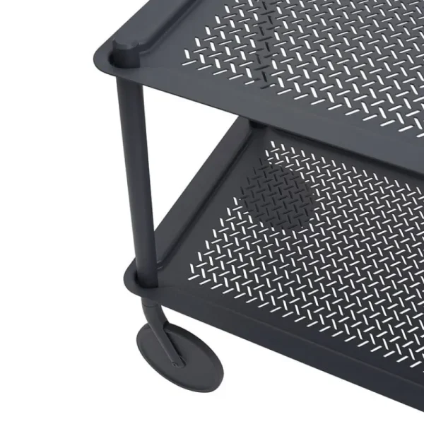 Muuto Indoor-gardening | Aufbewahrungsmöbel^Flow Servierwagen, 2 Ebenen, Blaugrau
