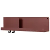 Montana Furniture Regale-Muuto Folded Regal, Tiefrot, mittelgroß