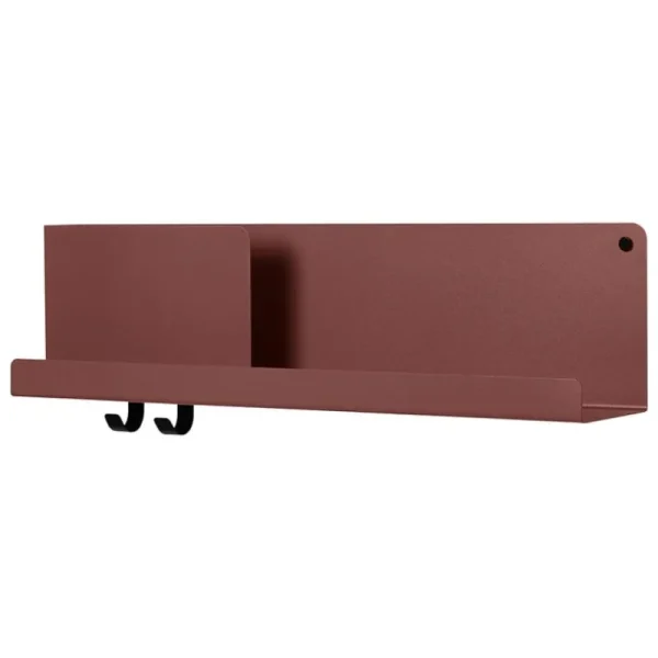 Montana Furniture Regale-Muuto Folded Regal, Tiefrot, mittelgroß