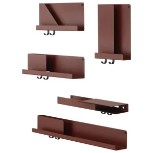 Normann Copenhagen Regale-Muuto Folded Regal, Tiefrot, groß