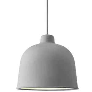 GUBI Deckenleuchten-Muuto Grain Pendelleuchte, grau
