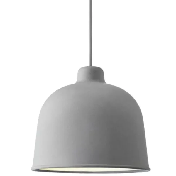 GUBI Deckenleuchten-Muuto Grain Pendelleuchte, grau