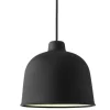 Muuto Deckenleuchten-Grain Pendelleuchte, schwarz