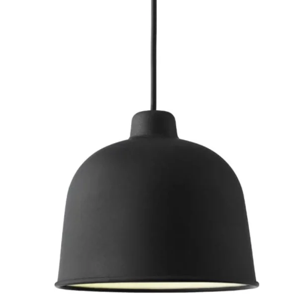 Muuto Deckenleuchten-Grain Pendelleuchte, schwarz