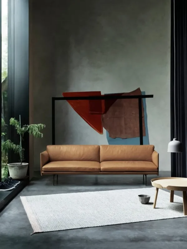GUBI Deckenleuchten-Muuto Grain Pendelleuchte, grau