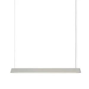 Muuto Deckenleuchten-Linear Pendelleuchte, 87,2 cm, Grau