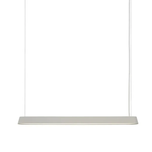 Muuto Deckenleuchten-Linear Pendelleuchte, 87,2 cm, Grau