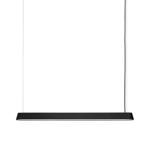 Tala Deckenleuchten-Muuto Linear Pendelleuchte, 87,2 cm, Schwarz