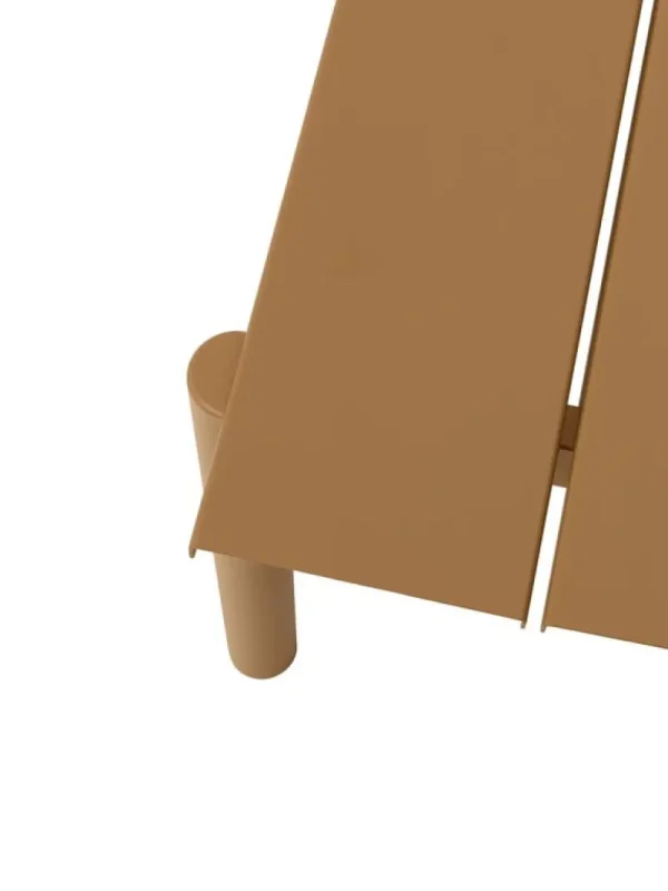 Muuto Terrassenmöbel^Linear Steel Bank, 110 cm, dunkelorange