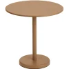 Muuto Terrassenmöbel^Linear Steel Cafétisch, 70 cm, Burnt Orange