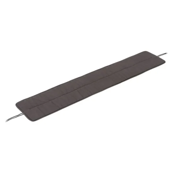 Muuto Outdoor-textilien^Linear Steel Sitzbankauflage, 170 cm, Dunkelgrau