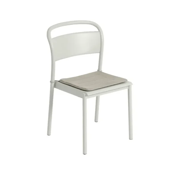 Muuto Outdoor-textilien^Linear Steel Sitzkissen, Hellgrau