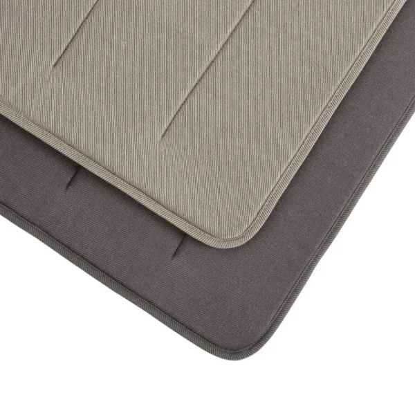 Muuto Outdoor-textilien^Linear Steel Sitzkissen, Hellgrau