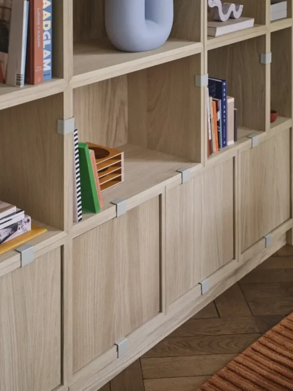 Muuto Regale-Mini Stacked 2.0, groß, Eiche