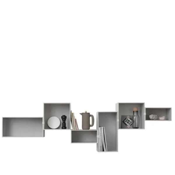 Muuto Regale-Mini Stacked 2.0, klein, hellgrau